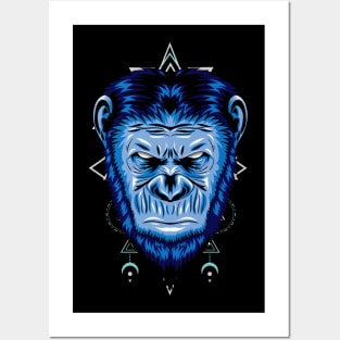 king apes Posters and Art